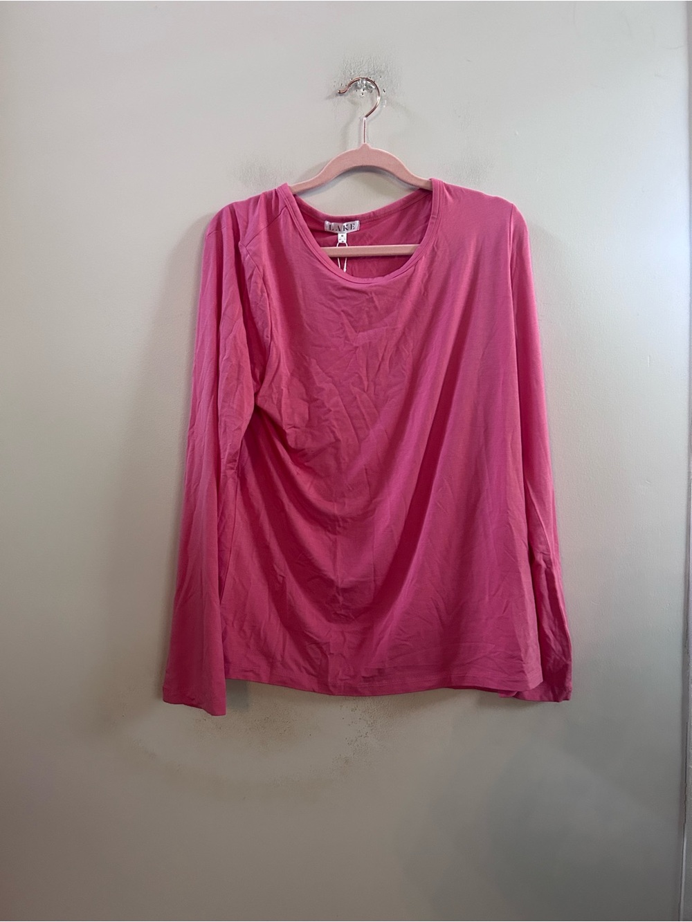 Lake pajamas pink long sleeve new with tags medium